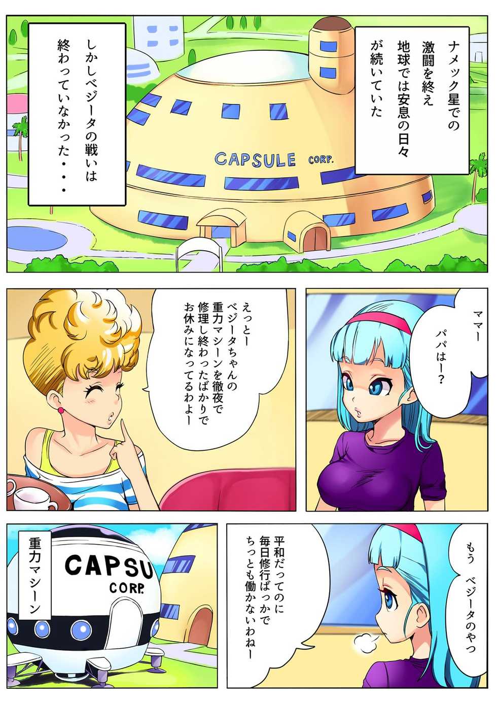 [Puranpuman] Bulma ga Sabishi Sou na Vegeta o Mite Tsui Nantonakuna Hon (Dragon Ball Z) - Page 3