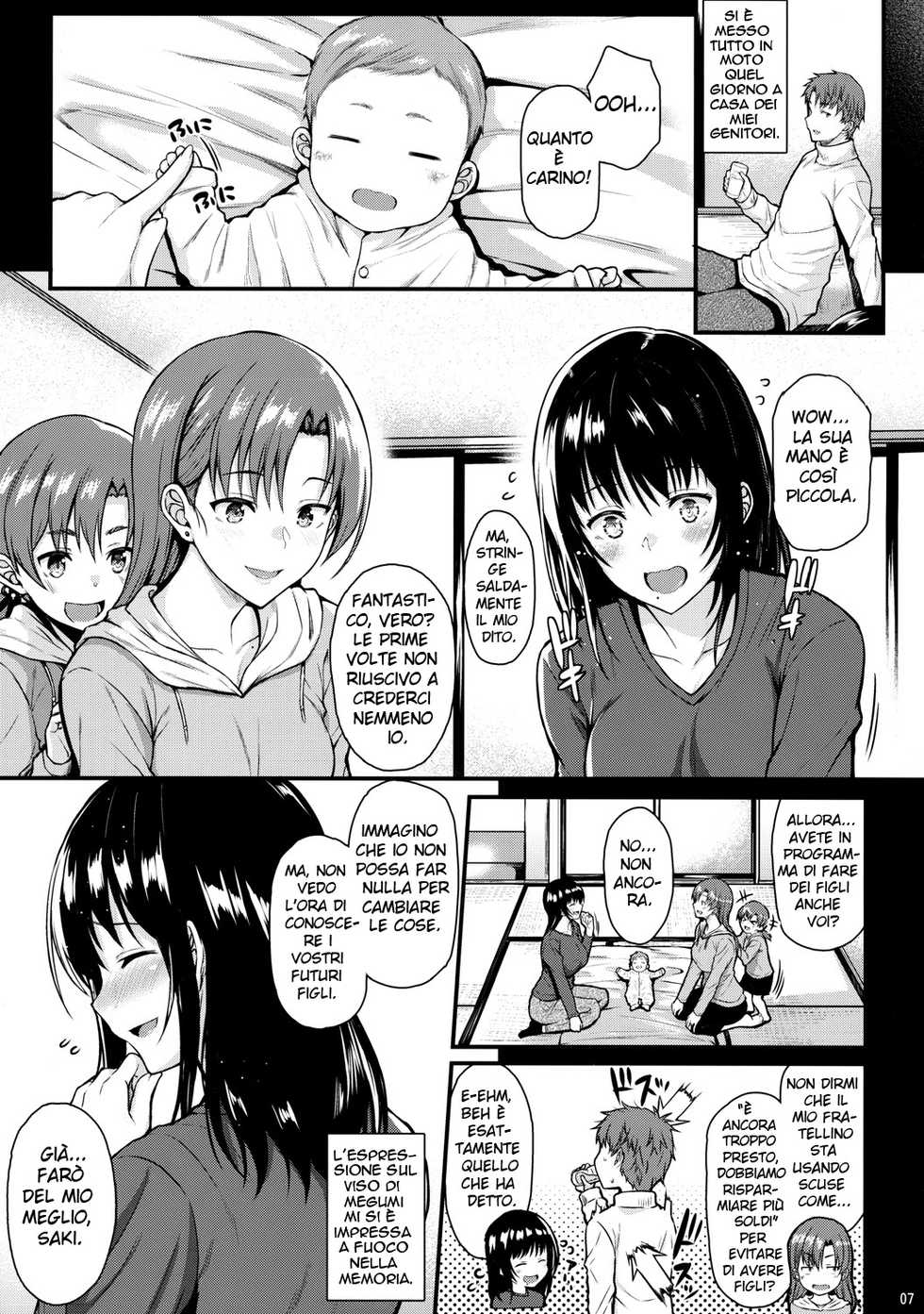 (COMIC1☆13) [Tonpuuratei (Saemon)] Megumi-san to Kozukuri Ecchi [Italian] [Hentai Fantasy] - Page 6