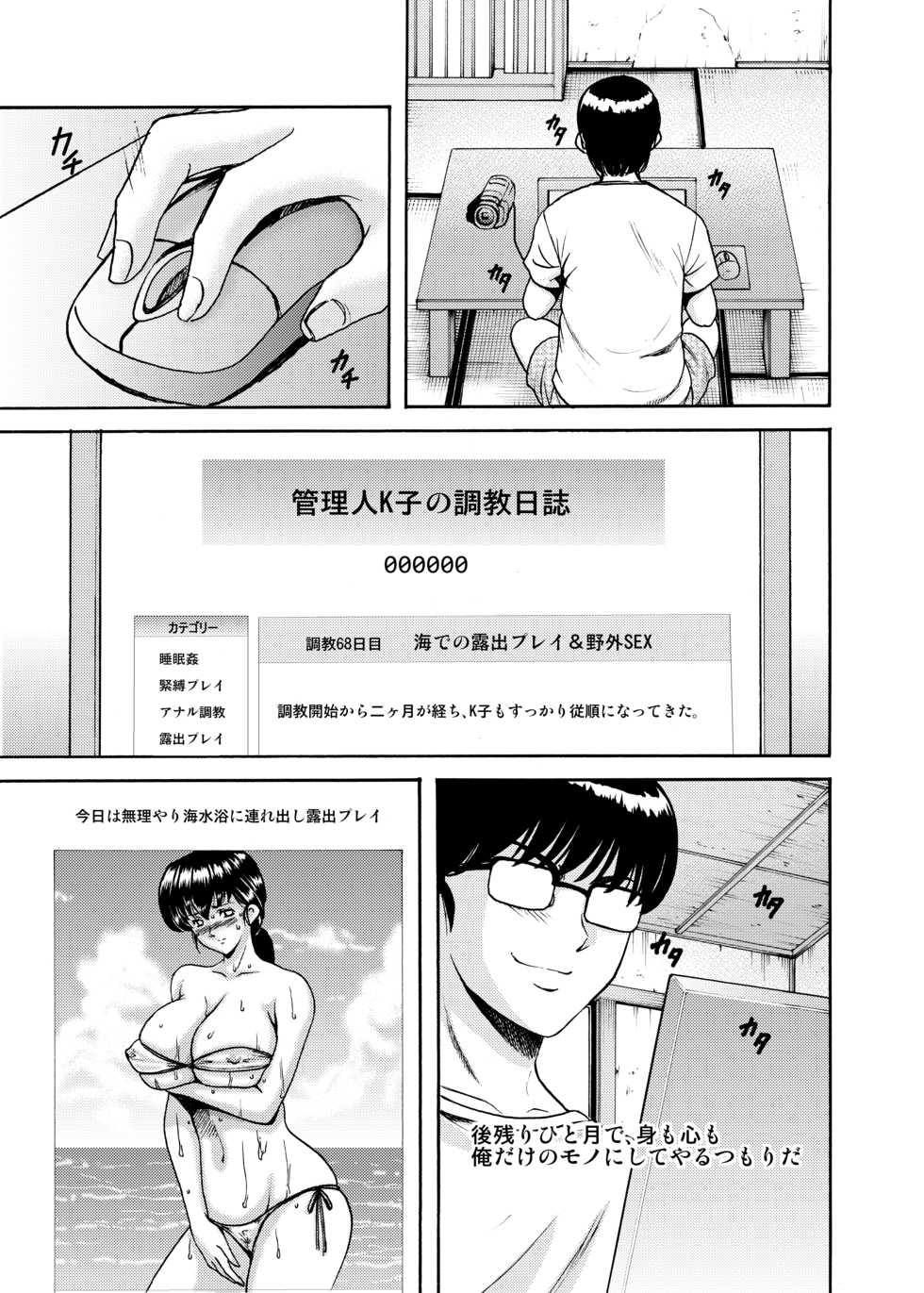 (C94) [Syouryu Yasui-Kai (Hoshino Ryuichi)] Hitozuma Kanrinin Kyouko Bangaihen (Maison Ikkoku) - Page 3