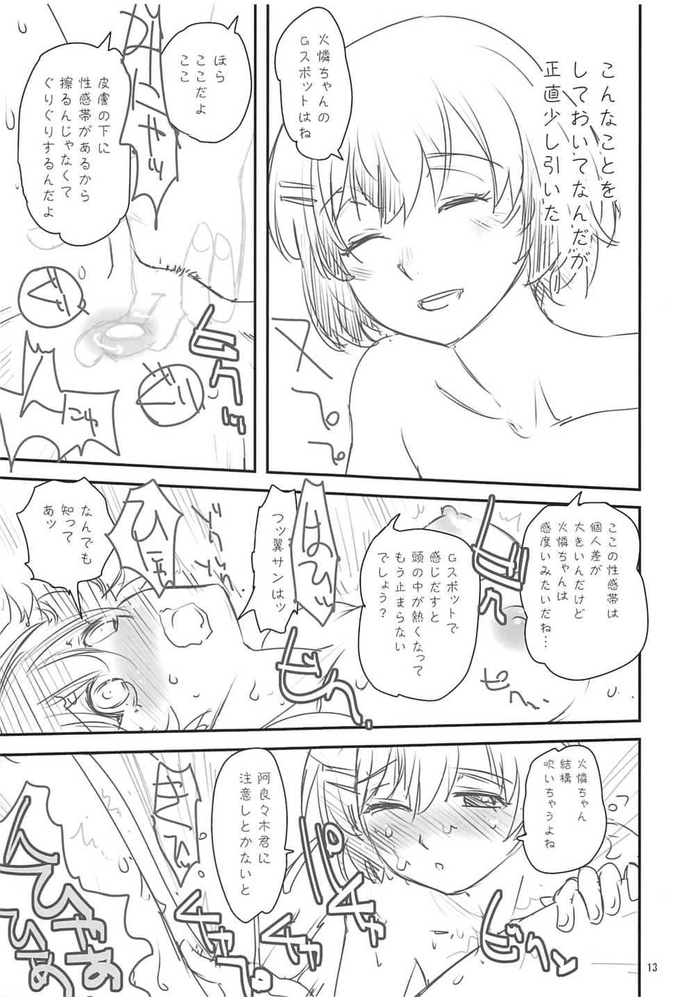 (C85) [Rikudou Juku (Rikudou Koushi)] ROOT SISTERS (Bakemonogatari) - Page 12