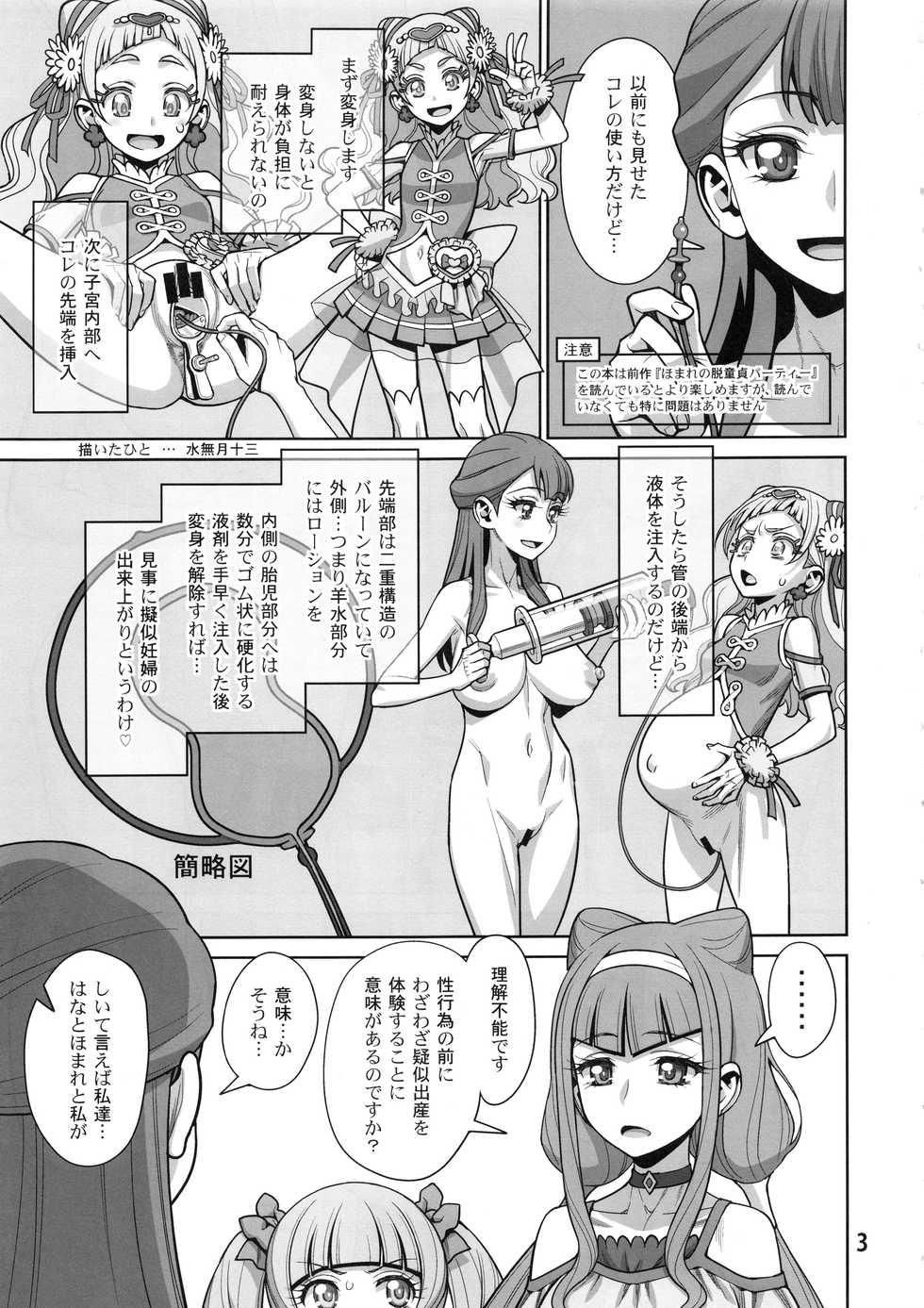 (C94) [Gerupin (Minazuki Juuzou)] Haru no Tsuzuki (Hugtto! PreCure) - Page 2