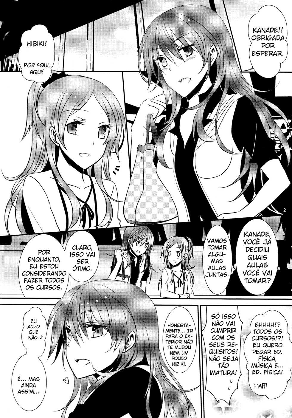 (C81) [434NotFound (isya)] Addicted To You (Suite PreCure) [Portuguese-BR] [S2Yuri] - Page 3