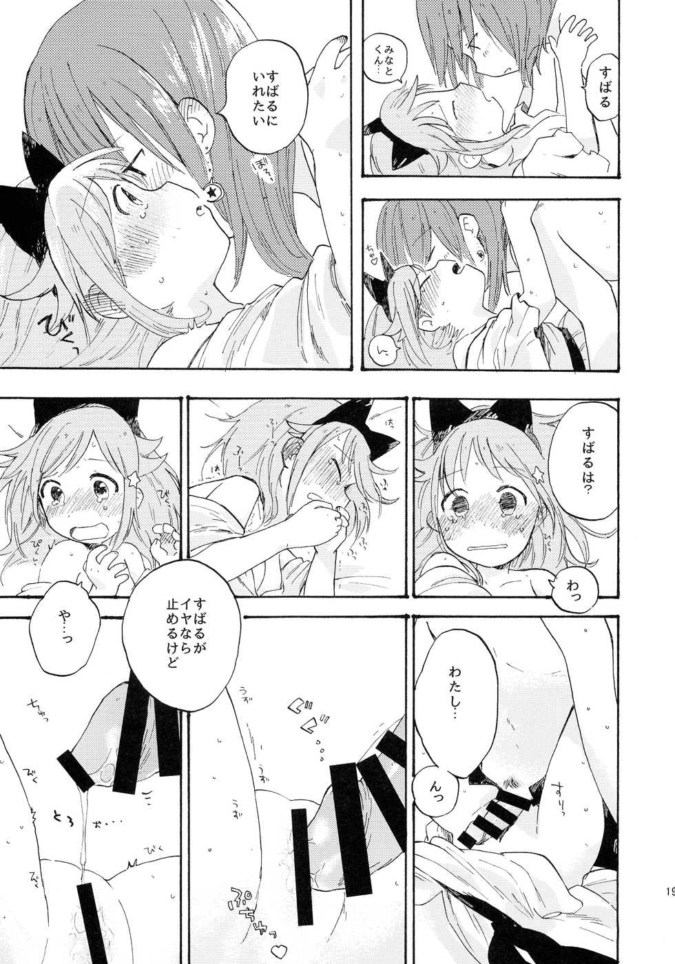 (C93) [Hitsujigoya (Maton)] kitty,kitty,kitty (Houkago no Pleiades) - Page 19