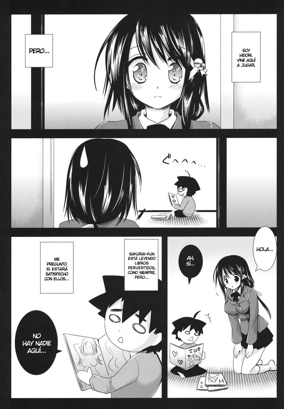 C80) [Kurosawa pict (Kurosawa Kiyotaka)] Hiyori Otoshi (Sora no Otoshimono) [Spanish] [Vlothx] - Page 4