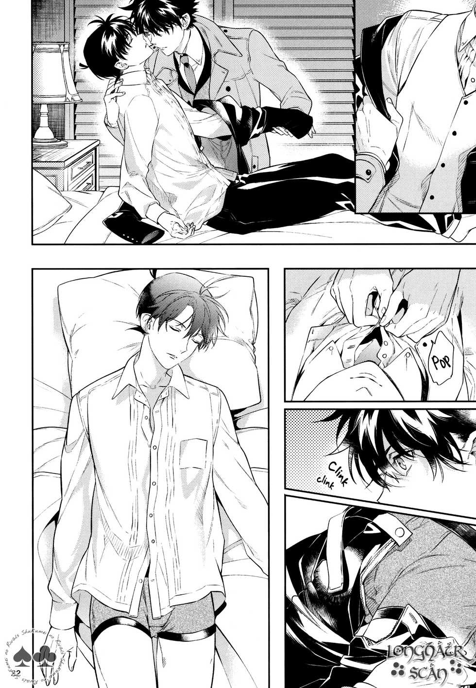 (C91) [Tetsu-Sabi (Roa)] Sora to Umi no Kyoukaisen no Hate (Detective Conan) [English] [Decensored] - Page 20