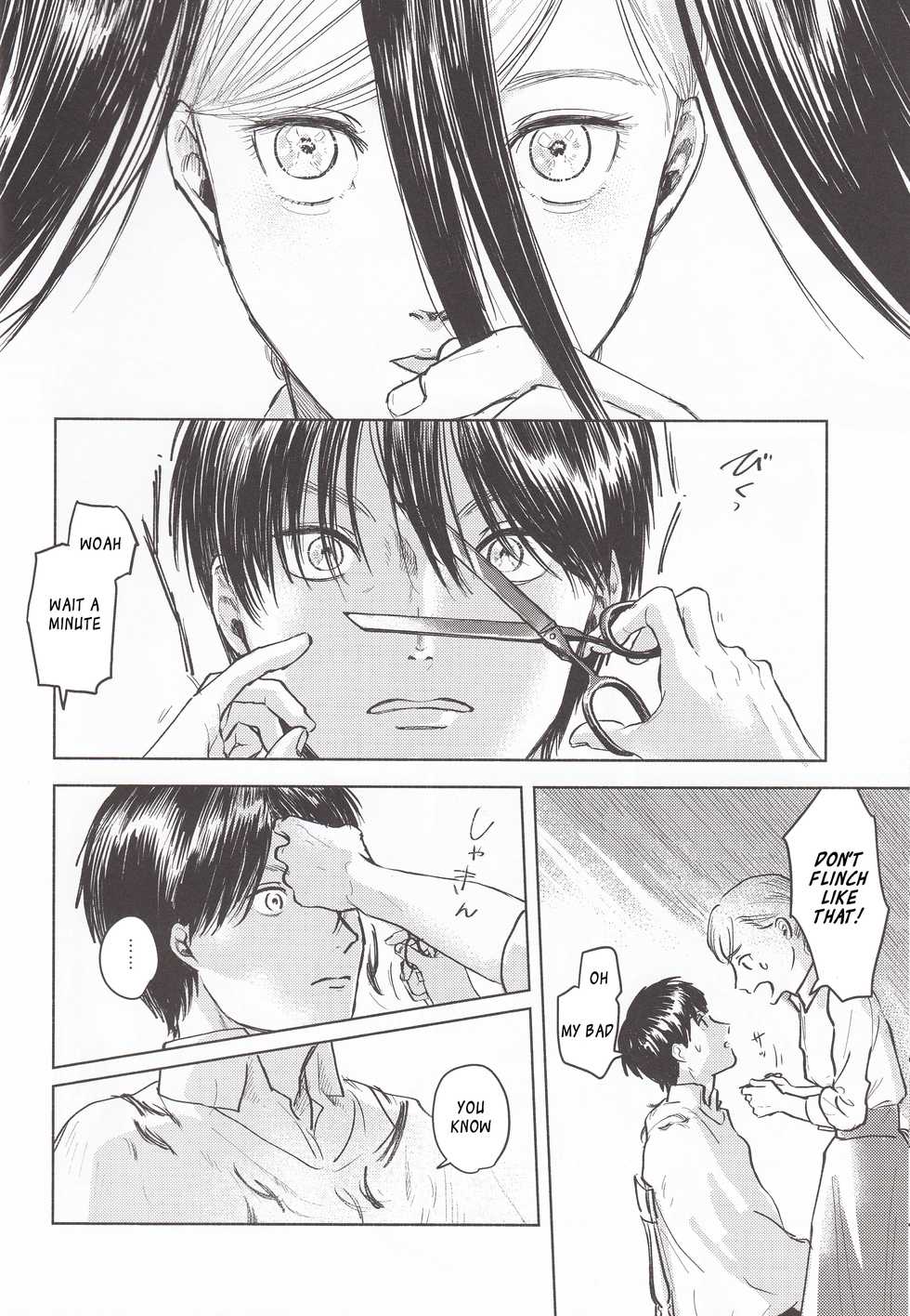 (Chou Hekigai Chousa Haku 2018) [bin (Enko)] Anata to Dareka no Yoru | You & Someone's Night (Shingeki no Kyojin) [English] [Roadwarior2] - Page 19