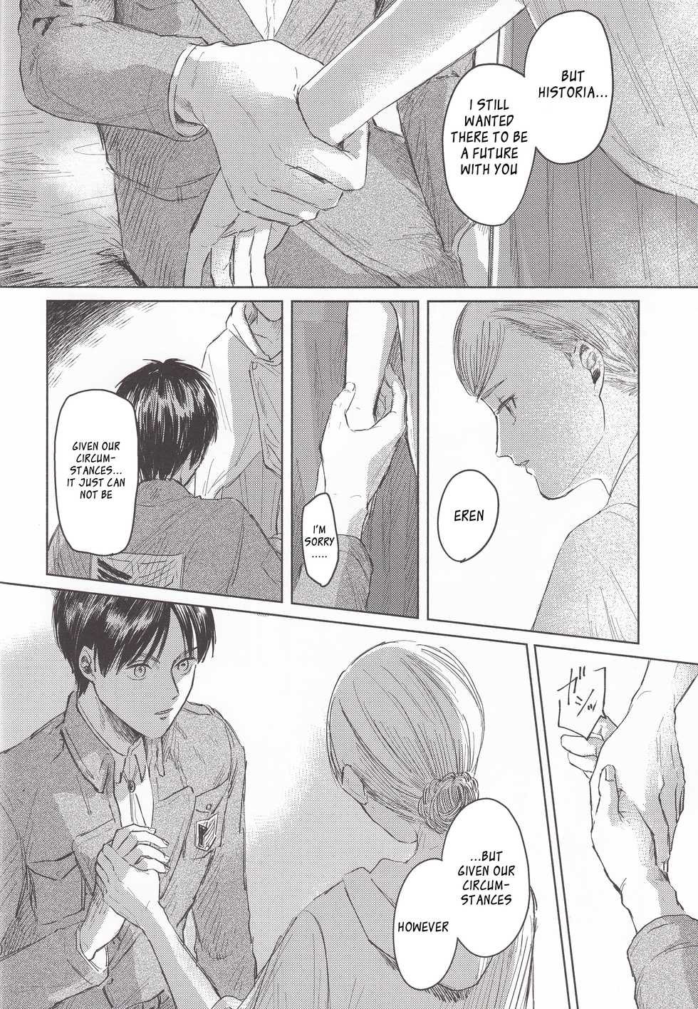 (Chou Hekigai Chousa Haku 2018) [bin (Enko)] Anata to Dareka no Yoru | You & Someone's Night (Shingeki no Kyojin) [English] [Roadwarior2] - Page 29