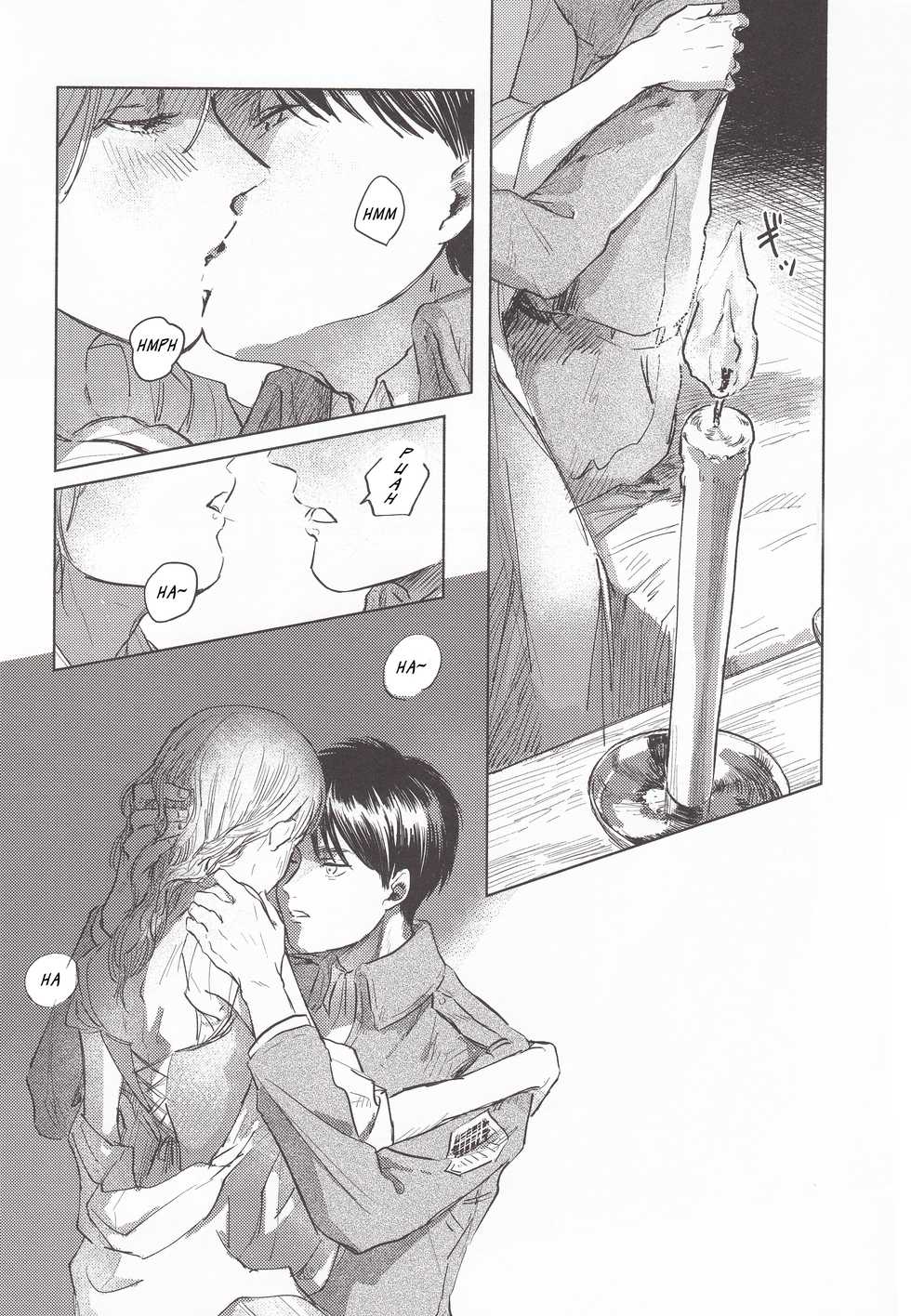 (Chou Hekigai Chousa Haku 2018) [bin (Enko)] Anata to Dareka no Yoru | You & Someone's Night (Shingeki no Kyojin) [English] [Roadwarior2] - Page 31