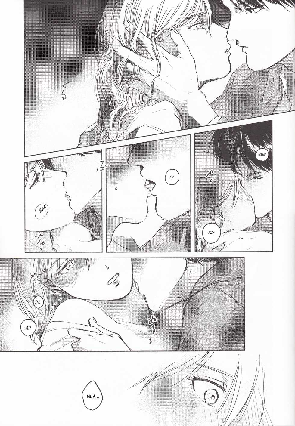 (Chou Hekigai Chousa Haku 2018) [bin (Enko)] Anata to Dareka no Yoru | You & Someone's Night (Shingeki no Kyojin) [English] [Roadwarior2] - Page 32