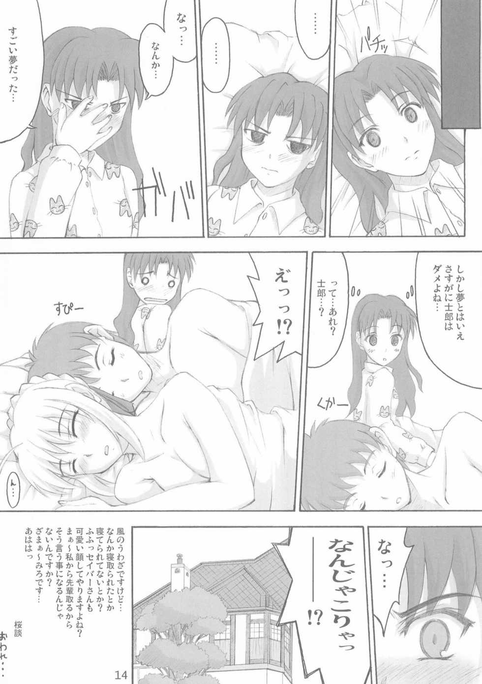 (C66) [Fukupukutei, ATOMIC BUSTER, ASTRO CREEP (Various)] Trinity (Fate/stay night) - Page 14