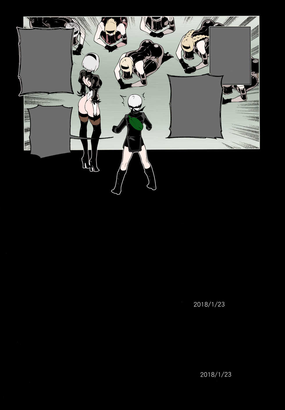 (FF31) [Bear Hand (Fishine, Ireading)] NieR : 2BR18 (NieR: Automata) [Textless] [Colorized] [Incomplete] - Page 22