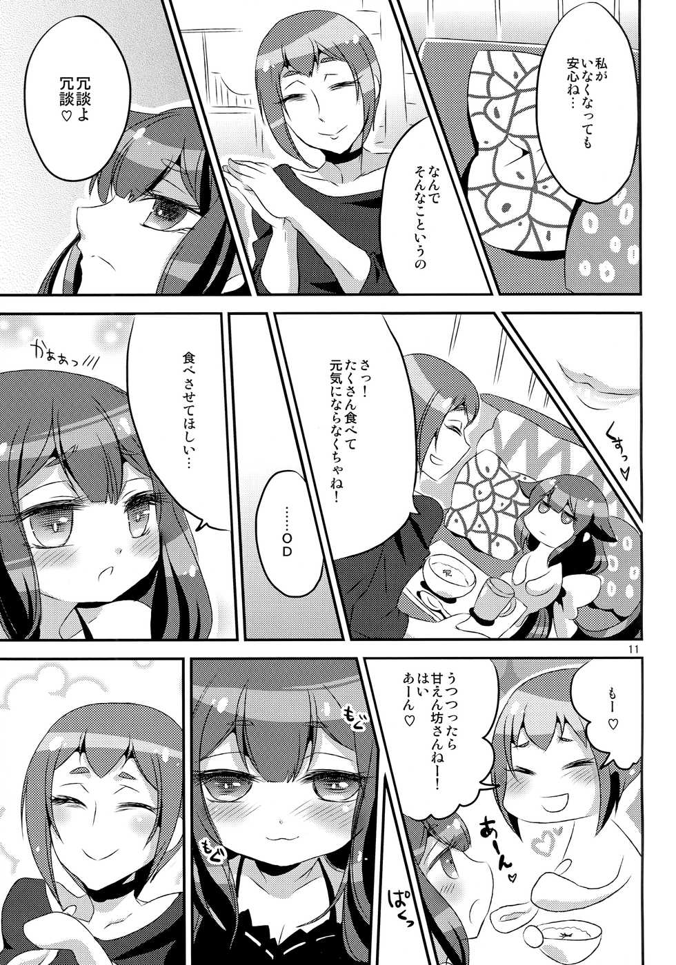 (C85) [Yakutai (Larua)] Utsutsu-chan * Utsuutsu Shinai (GATCHAMAN Crowds) - Page 10