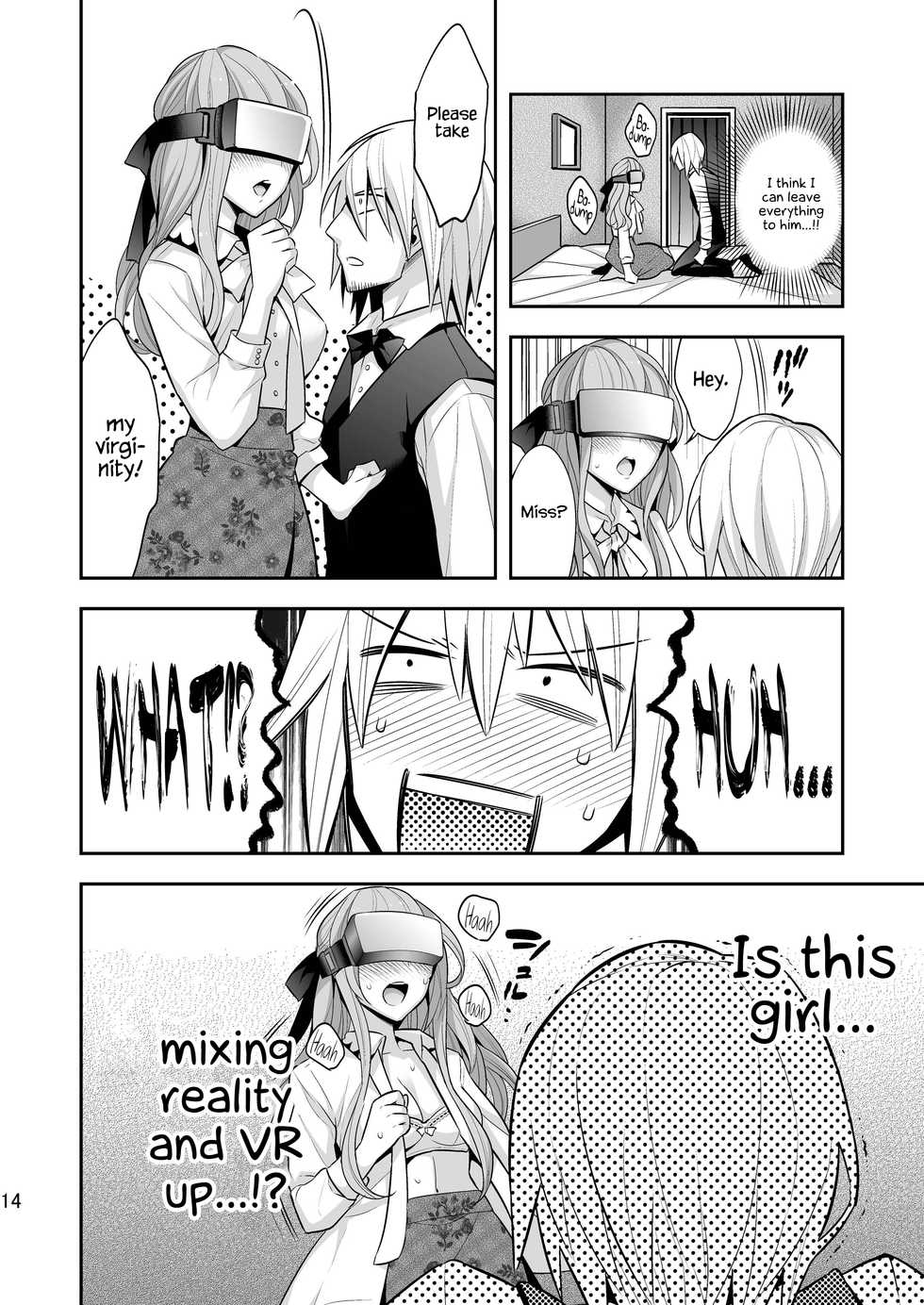[Gattomakia (Nekoyashiki Miagolare)] Josei Muke VR Fuuzoku ”Libido no Kuni no Alice” [English] [Digital] {Hennojin} - Page 14