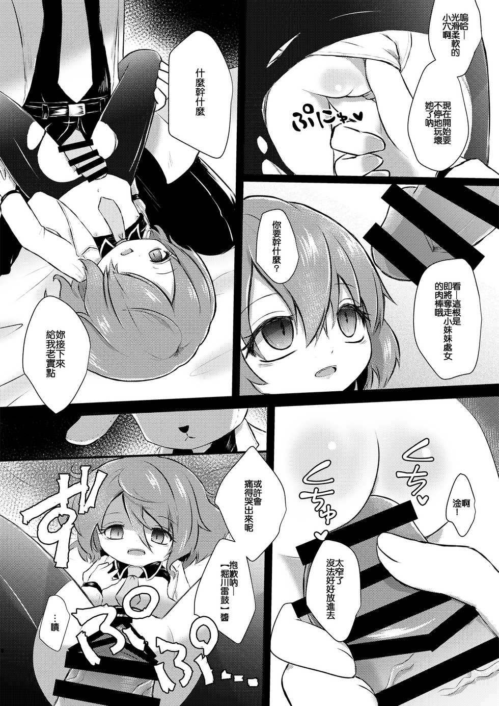 (C93) [MILKPOP (Rekishitai Hoonoji)] I Gou Shitsu no Kanja | 一号房的患者 (Touhou Project) [Chinese] [布洛基个人汉化] - Page 9
