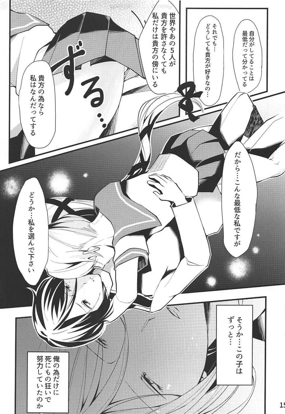(C94) [Ameiro Tamanegi (Sig, Imoemon)] Shimaikan wa Mou Inai (Kantai Collection -KanColle-) - Page 16