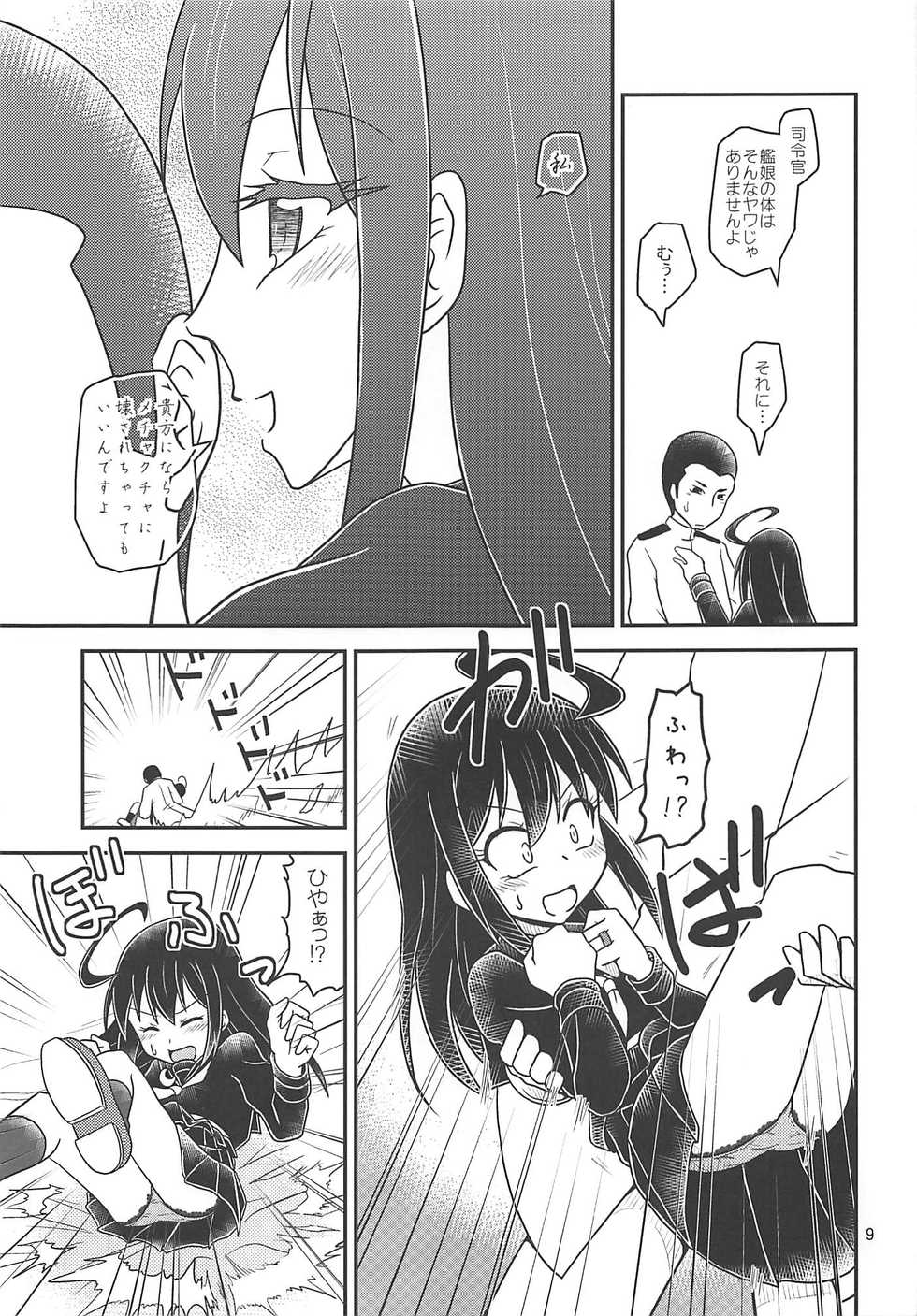 (Ware, Yasen ni Totsunyuusu! 6) [Yanagigaeru (Kaede Kaeru)] Anata ni Fureru dake de (Kantai Collection -KanColle-) - Page 10