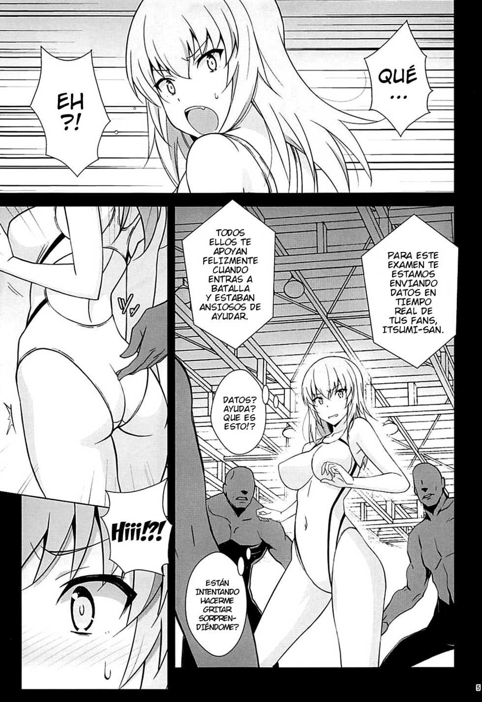 (C93) [Mushimusume Aikoukai (Nakamura Yukitoshi)] Itsumi Erika ga Kusuguri nanka ni Kuppuku Suru Wake ga Nai!! (Girls und Panzer) [Spanish] [NekoTime] - Page 6