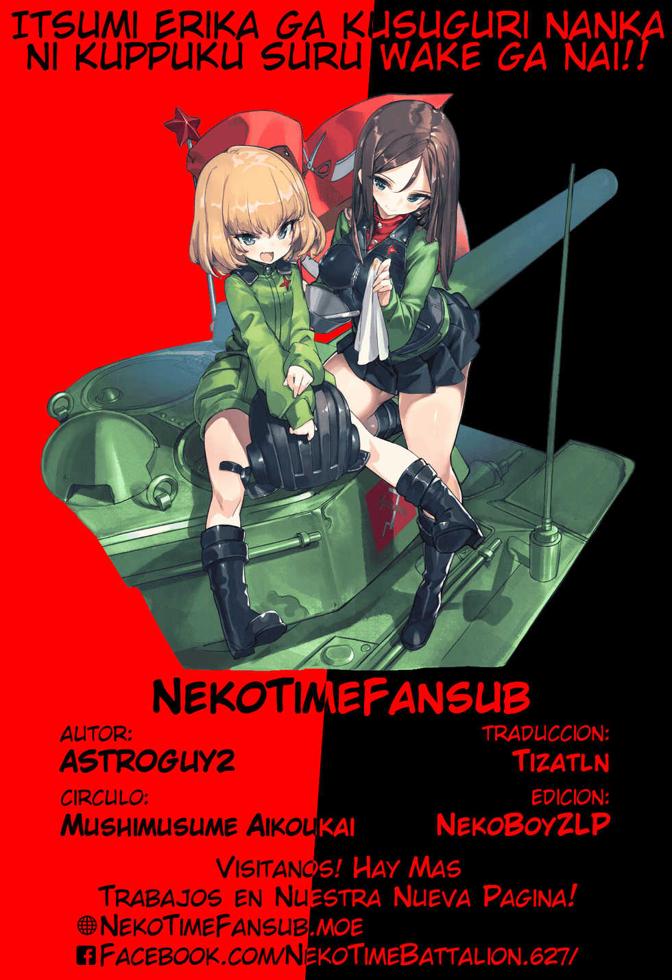 (C93) [Mushimusume Aikoukai (Nakamura Yukitoshi)] Itsumi Erika ga Kusuguri nanka ni Kuppuku Suru Wake ga Nai!! (Girls und Panzer) [Spanish] [NekoTime] - Page 29