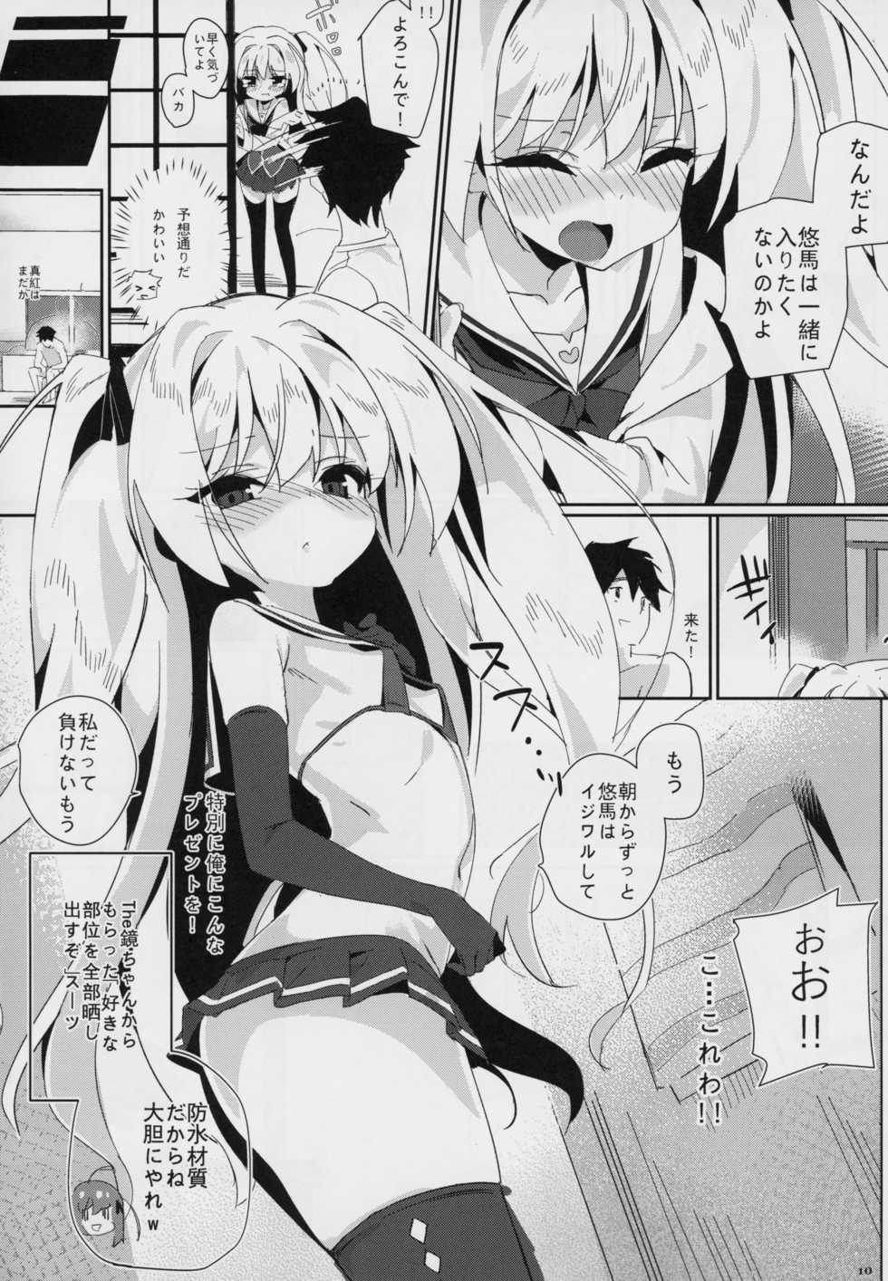 (C94) [TOHOORIN (Taketori Zaiku)] Shinku ni Sukihoudai Shichau (Irotoridori no Sekai) - Page 9