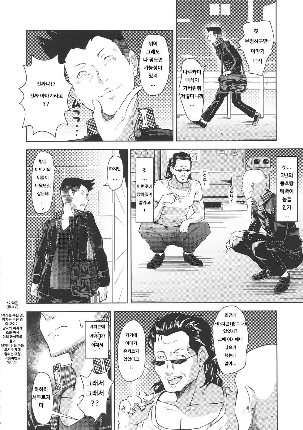 (C88) [Poppenheim (Kamisyakujii Yubeshi)] Shadow World II Amagi Yukiko no Baai (Persona 4) [Korean] - Page 4