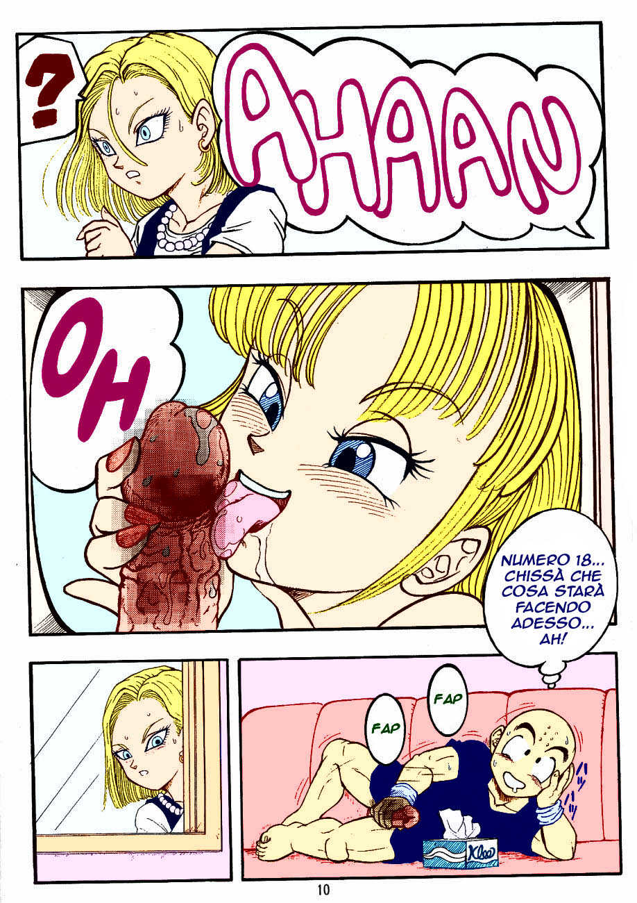 (C71) [Rehabilitation (Garland)] DragonBall H Maki San (Dragon Ball Z) [Italian] {Hentai Fantasy} [Colorized] - Page 9