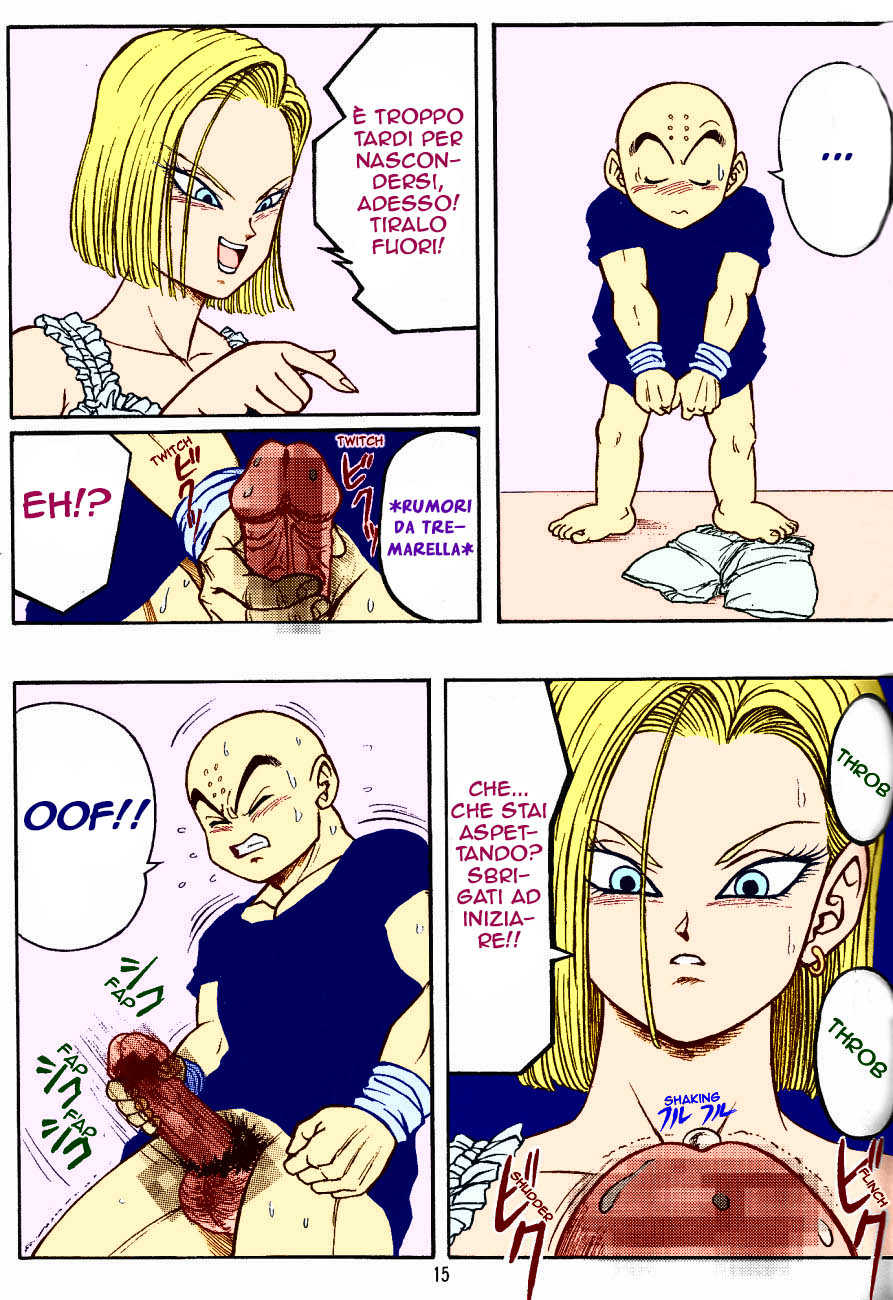 (C71) [Rehabilitation (Garland)] DragonBall H Maki San (Dragon Ball Z) [Italian] {Hentai Fantasy} [Colorized] - Page 14