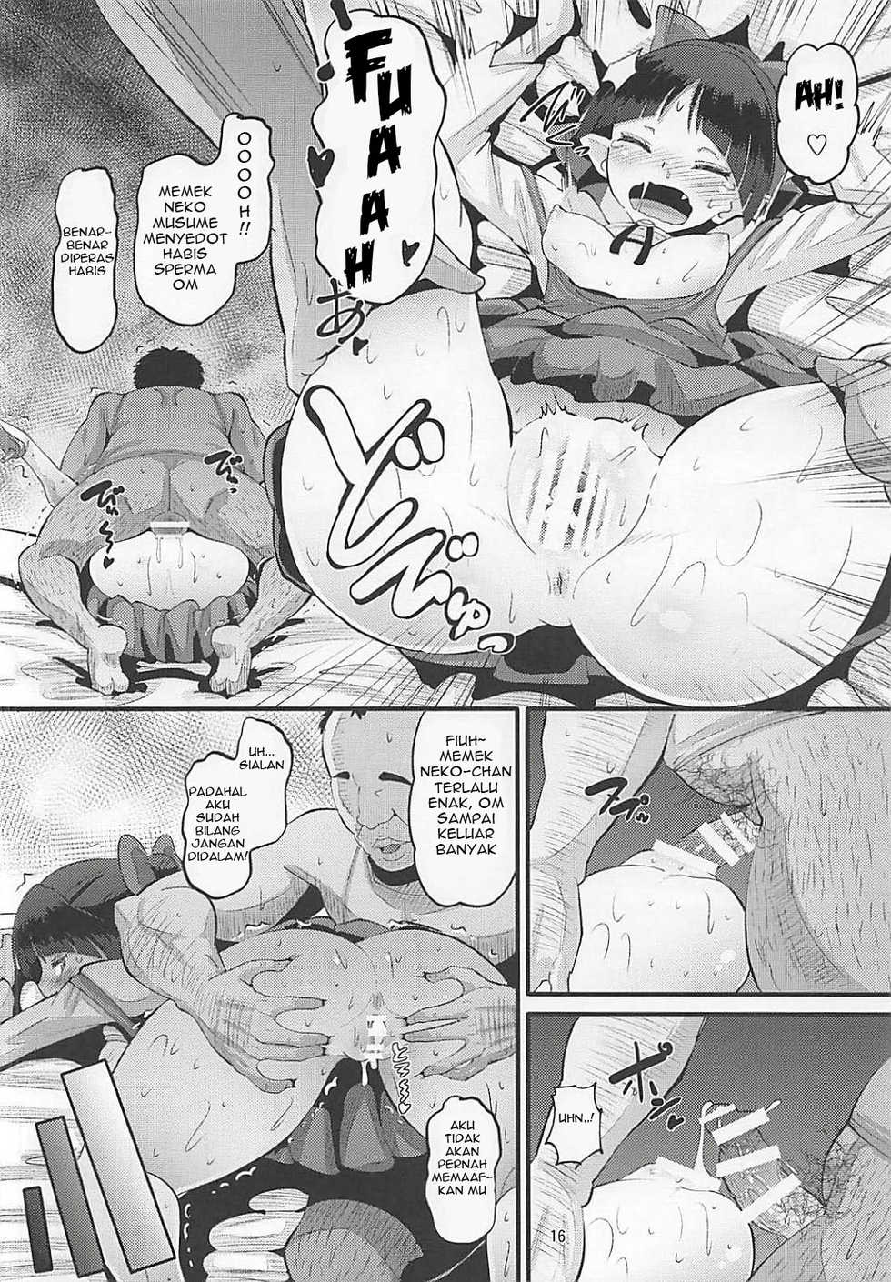 [AMP (Norakuro Nero)] Choroi yo Neko Nee-san (Gegege no Kitarou) [Indonesian] [Gagak_Black] - Page 15