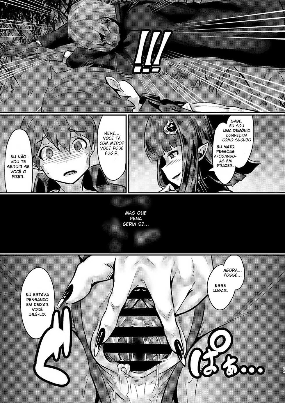(C93) [graygreed (Usuki)] Yasashii Succubus-chan to [Portuguese-BR] [Rai Staz] - Page 16