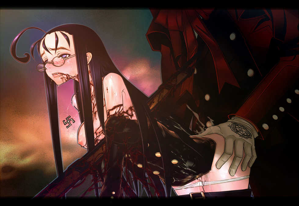 (C77) [Nagaredamaya (Bang-You)] H COMPLEX (Hellsing) [Russian] [Илион] [Incomplete] - Page 13