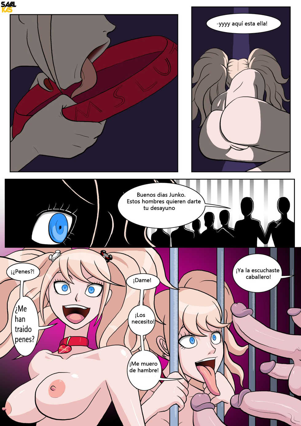 [SavalKas] Junko Enoshima - The Ultimate Cumslut (Danganronpa) - Page 2