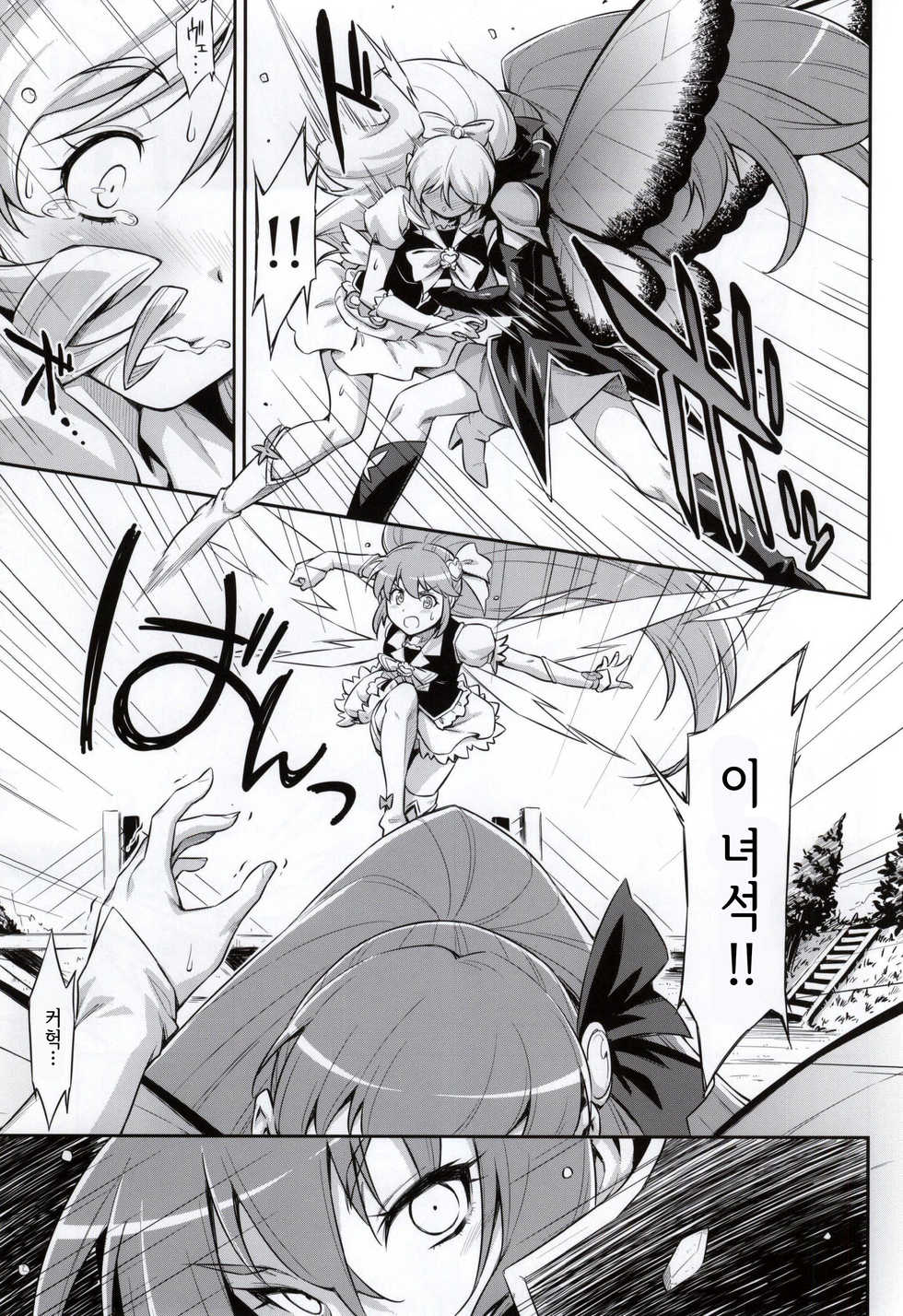 (C87) [ACID EATERS (Kazuma Muramasa)] Butterfly and Chrysalis (HappinessCharge Precure!) [Korean] - Page 5