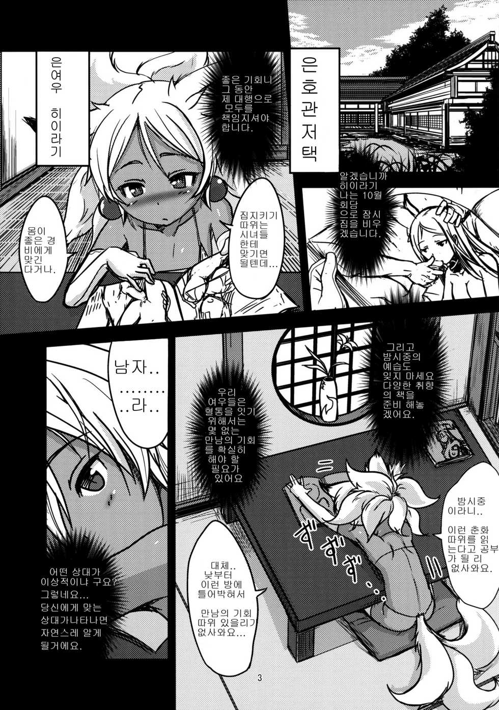 (C90) [Tanmatsu Ijou (BadHand)] Souko no Tobari Sono Yon | 쌍호의 장 그 4번째 [Korean] - Page 2