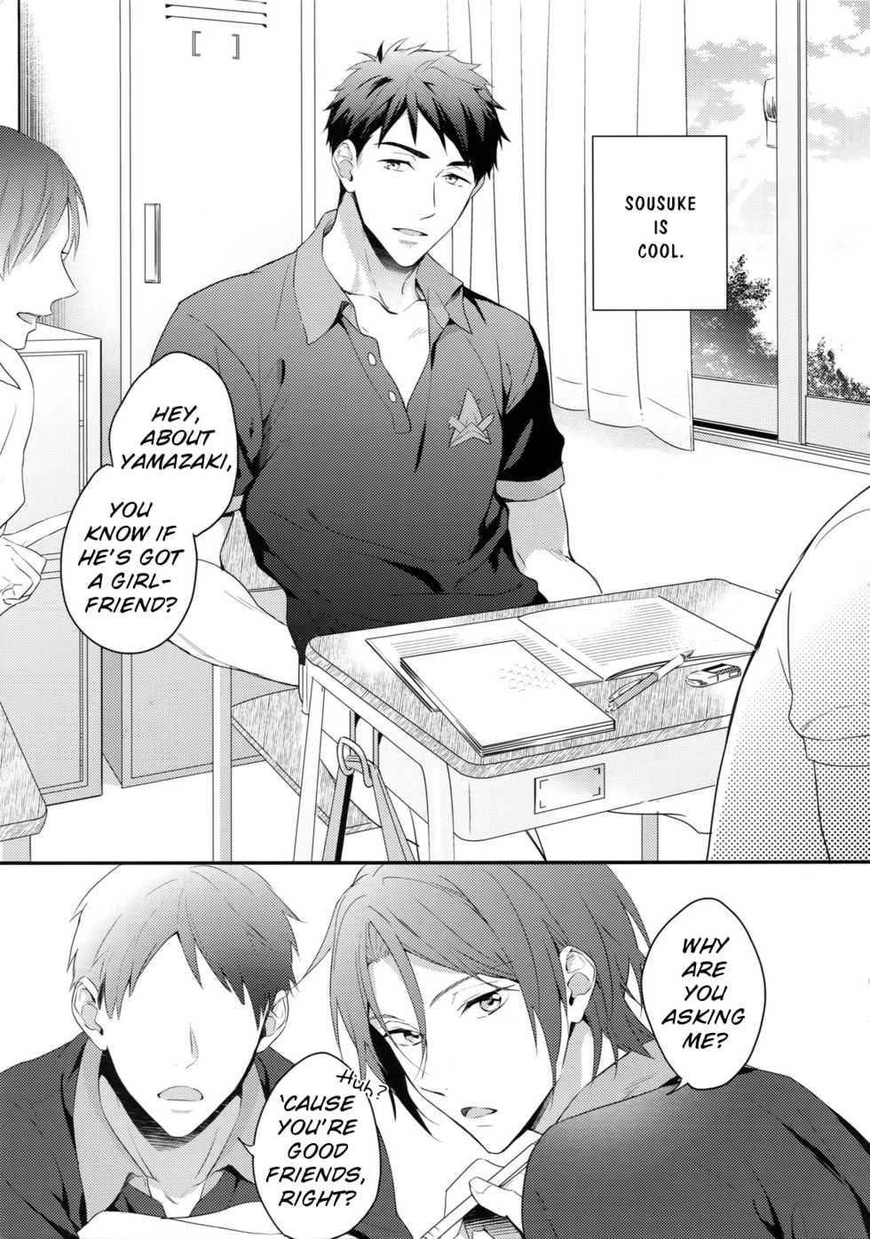 (C90) [PureSlider. (Matsuo)] Matsuoka Rin no Hajimete Zenbu. | Rin Matsuoka's First Everything (Free!) [English] [Nemu] - Page 4
