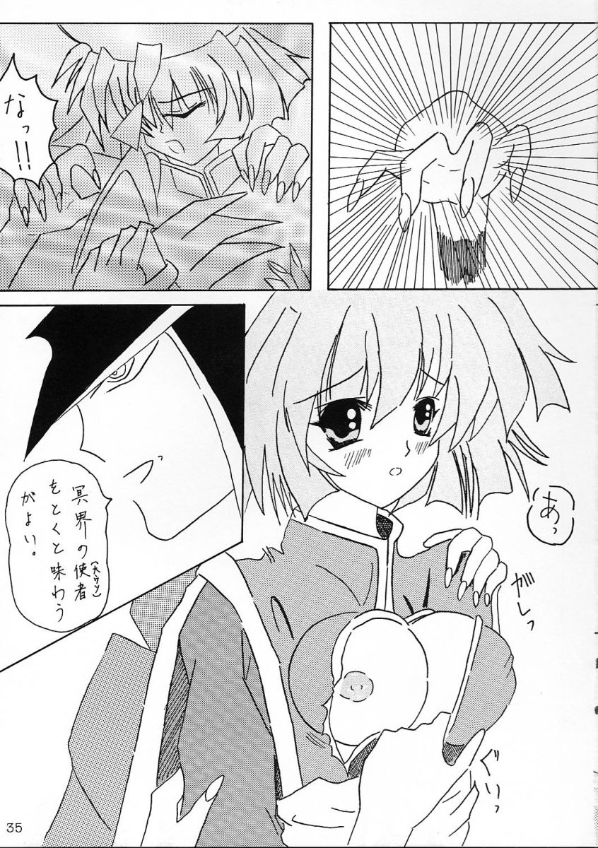 [Komekami Kishi Dan (Various)] Comike de Seisen Vol. 9 (Darkstalkers, Samurai Spirits) - Page 34