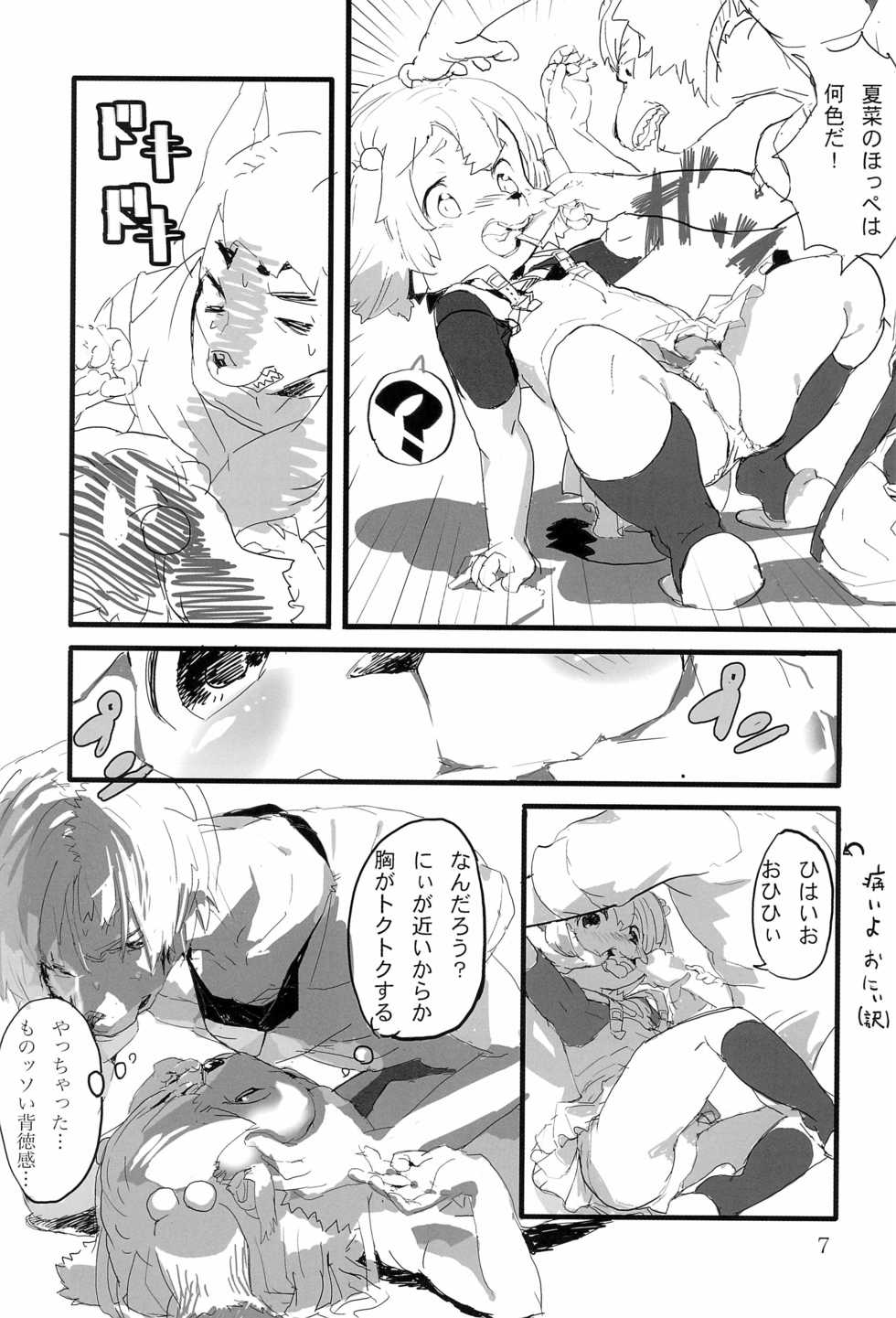 (C85) [meloncholic (Tayuta Yuu)] Hoppe wo Tsuneru Hon - Page 7