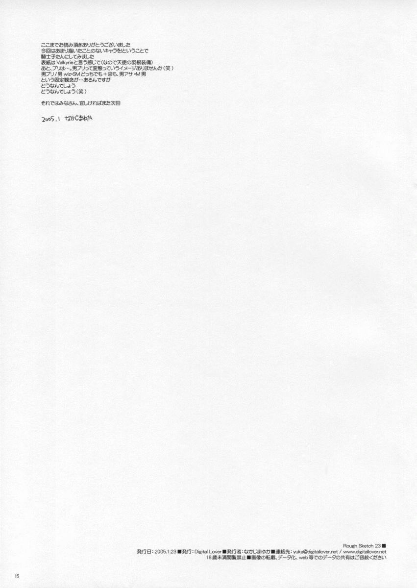 (SC26) [Digital Lover (Nakajima Yuka)] ROUGH SKETCH 23 (Ragnarok Online‎) [English] - Page 14