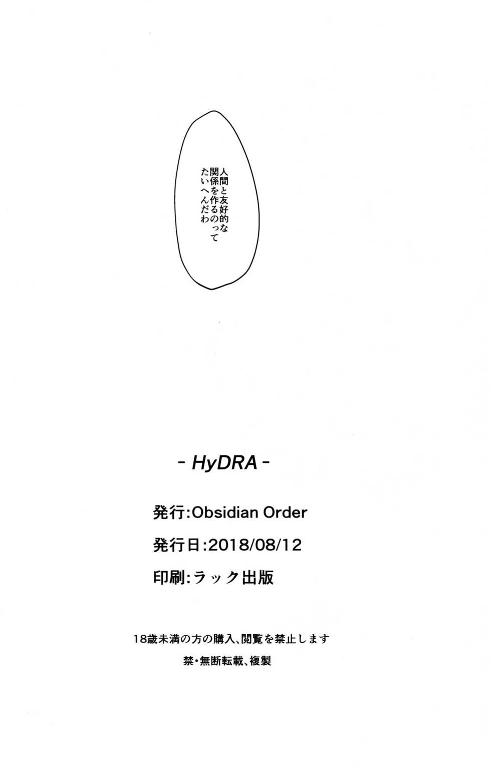 (C94) [Obsidian Order (Shoda Norihiro)] HyDRA (Overlord) - Page 11