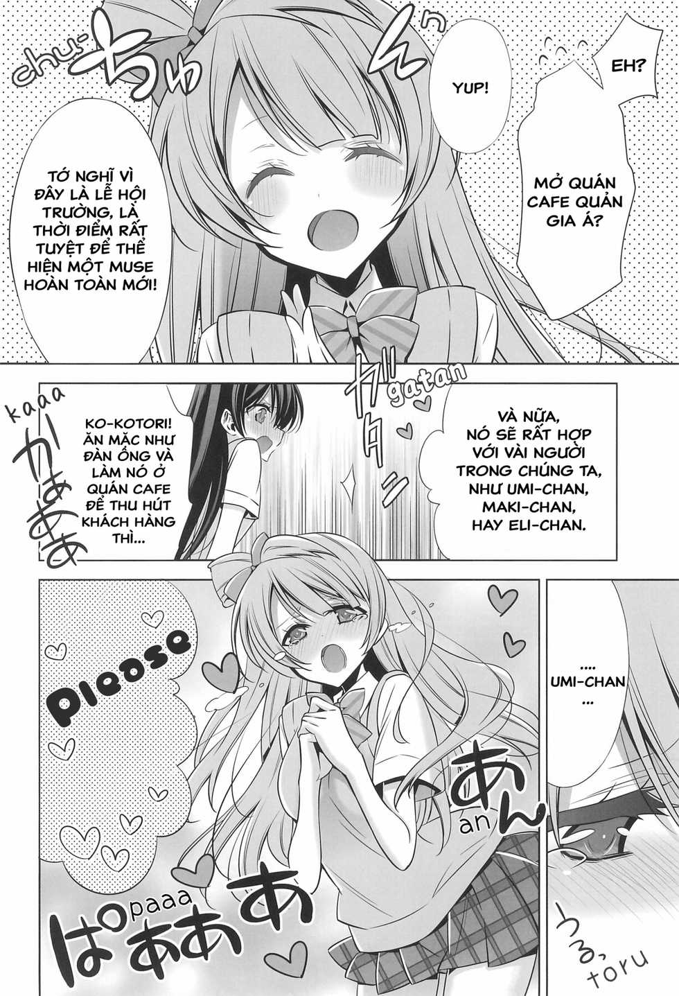 (C90) [Waterfall (Takano Saku)] Himitsu no Jikan (Love Live!) [Vietnamese Tiếng Việt] [Shinto] - Page 5