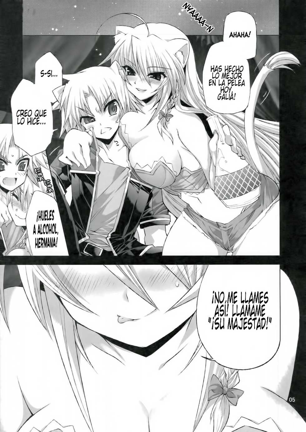 (COMIC1☆5) [FANTASY WIND (Minazuki Satoshi, Shinano Yura)] CATDAYS (DOG DAYS) [Spanish] [Santi] - Page 4
