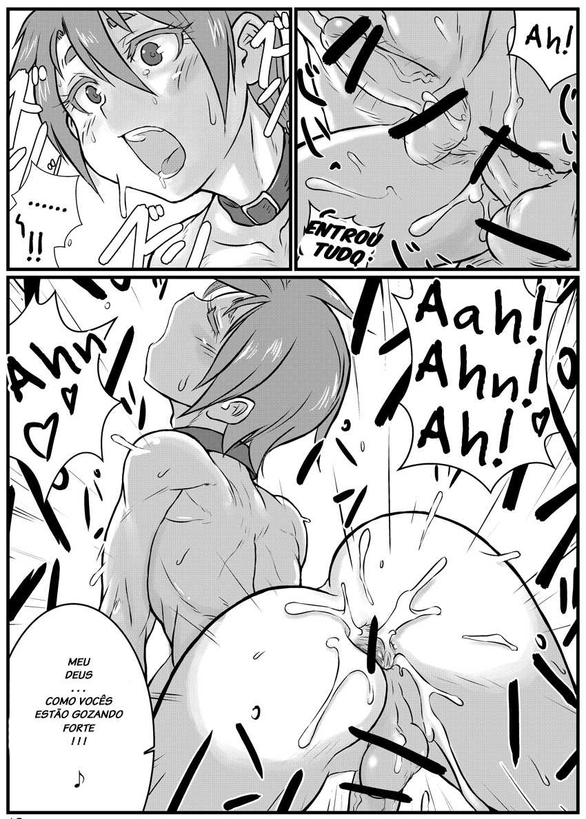 [NOWHERE (NONAME)] Yoru no Kao wa Enkou Shounen -Aki-chan no Hitori Shigotohen- [Portuguese-BR] [LIANEF] [Digital] - Page 12