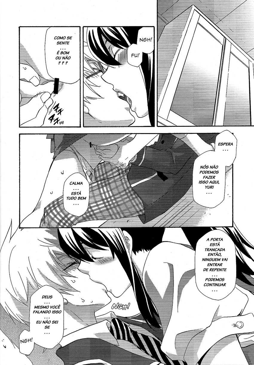 (C78) [PINK POWER (Mikuni Saho)] Yuri ga Joshi no Seifuku de Gakuen Mono na Hon. 3 (Tales of Vesperia) [Portuguese-BR] [LIANEF] - Page 8