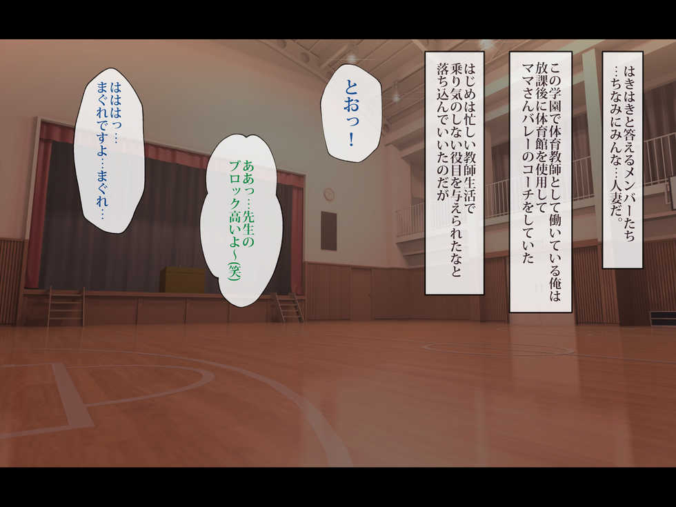 [Toriihime (Kokuu Rikishi)] Kyonyuu Mama-san Volley Team no Yuuwaku ~Yokkyuu Fuman na Hitozuma-tachi~ - Page 5