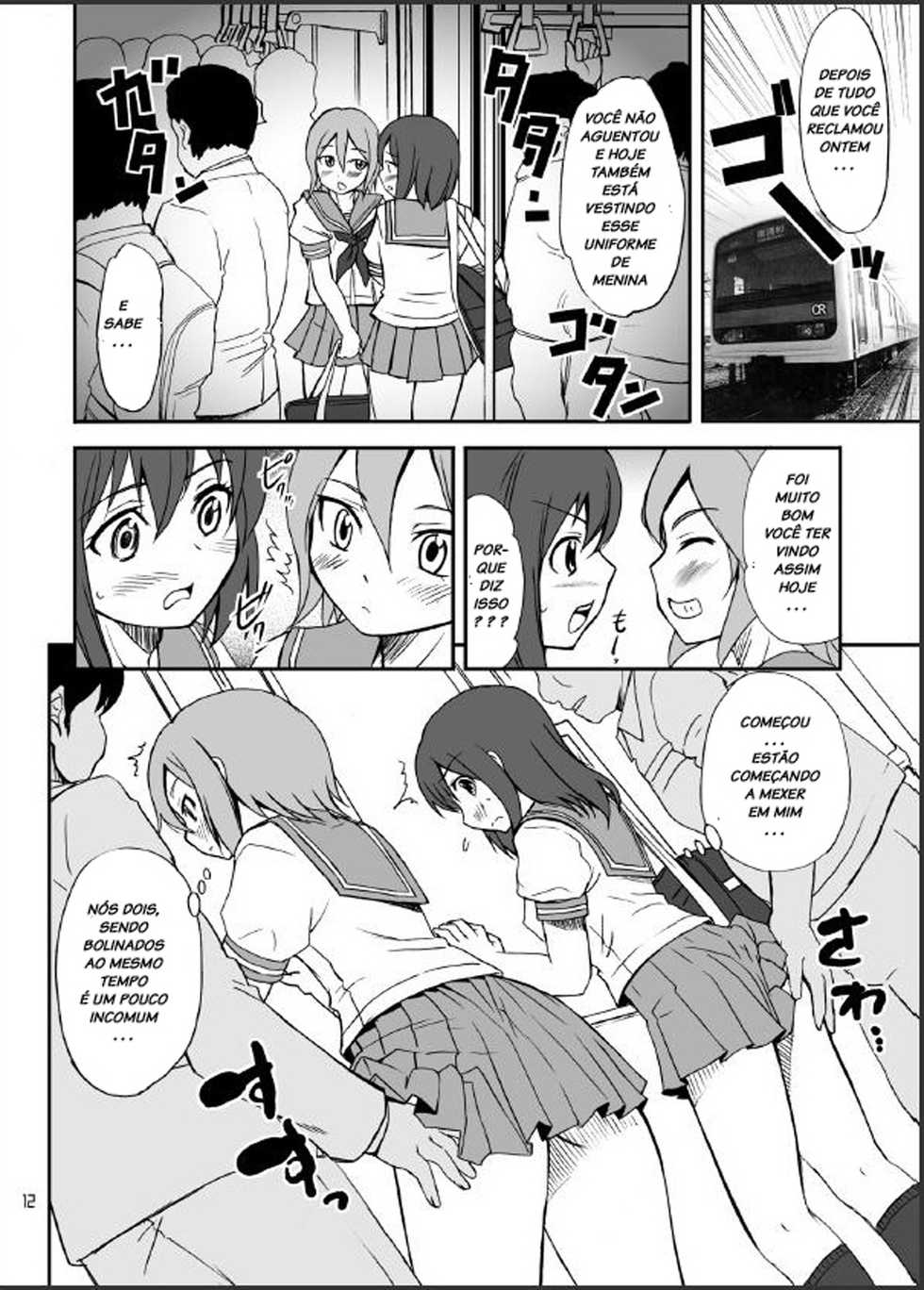 (C74) [Magnolia (Hanamaki Kaeru)] Otonoko Kana? | Is It Really A Boy? [Portuguese-BR] [LIANEF] - Page 11