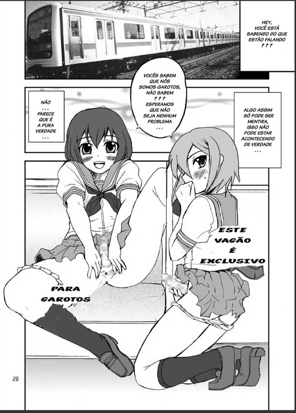 (C74) [Magnolia (Hanamaki Kaeru)] Otonoko Kana? | Is It Really A Boy? [Portuguese-BR] [LIANEF] - Page 27