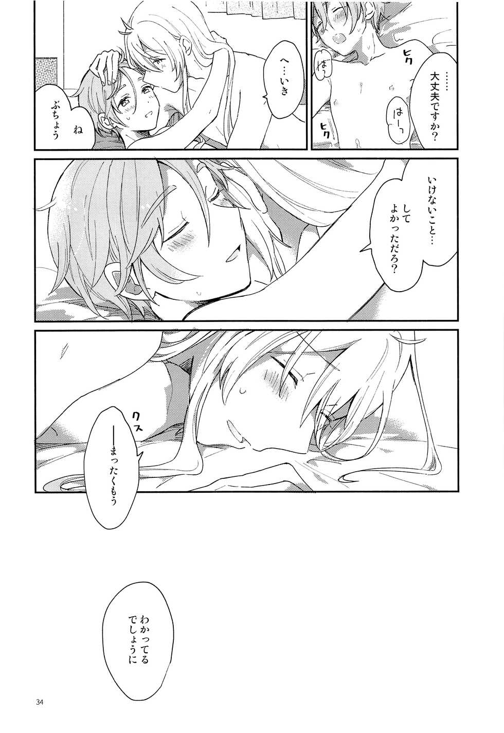 (C93) [murmur (Nimu)] Usagi no Hajimete (Ensemble Stars!) - Page 35