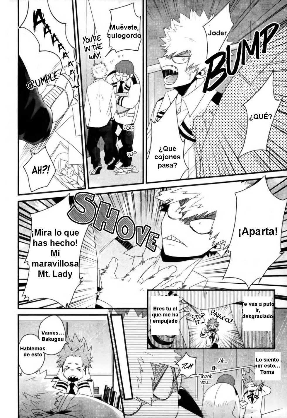 (CCOsaka109) [Ore JON (Manjiro)] Daisuki Nante Kyou Shika Iwa nee (Boku no Hero Academia) [Spanish] - Page 6