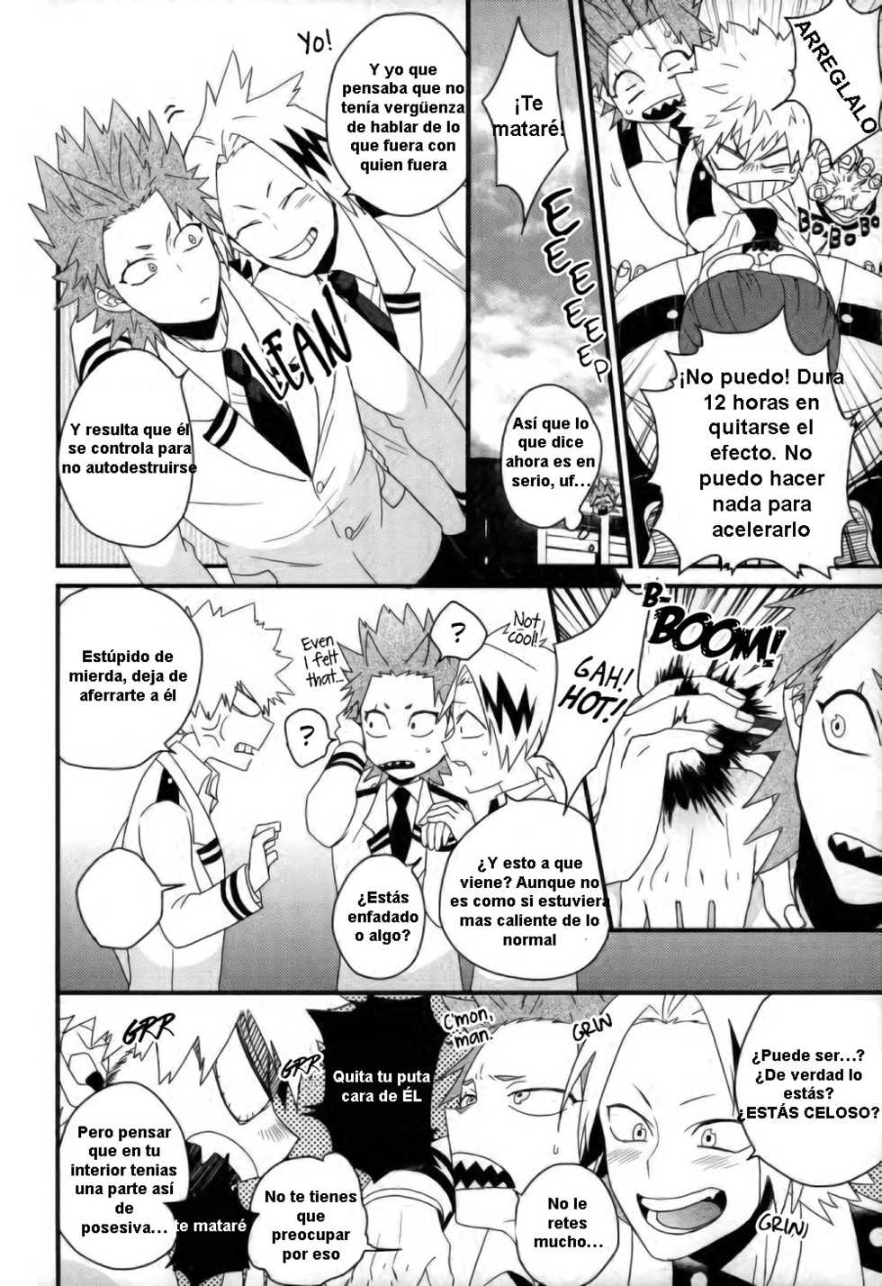 (CCOsaka109) [Ore JON (Manjiro)] Daisuki Nante Kyou Shika Iwa nee (Boku no Hero Academia) [Spanish] - Page 10