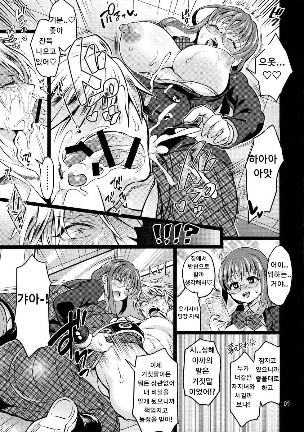 (C90) [Temparing (Tokimachi Eisei)] Futanari Kanojo o Netotta Yarichin Otoko ga Mesu Ochi Sareru (Kanojo o Netotta Yarichin Otoko o Mesu Ochi Saseru made) [Korean] - Page 8