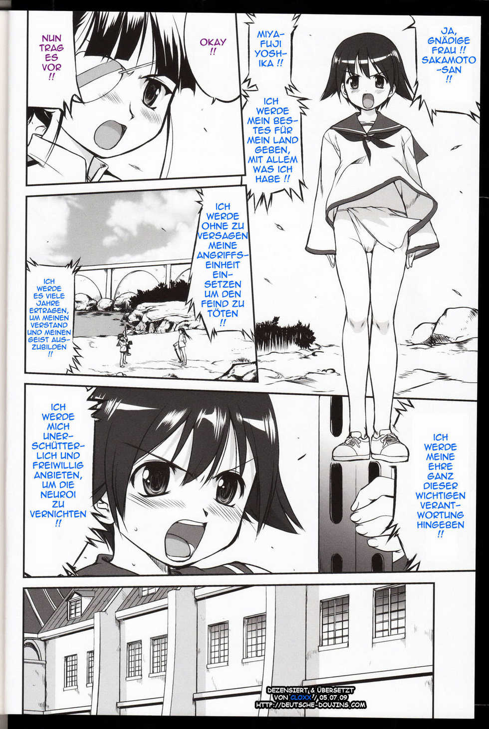 (C75) [Takotsuboya (TK)] Witch-tachi no No-Pantsu - Witches' No Panties (Strike Witches) [German] {deutsche-doujins} - Page 5