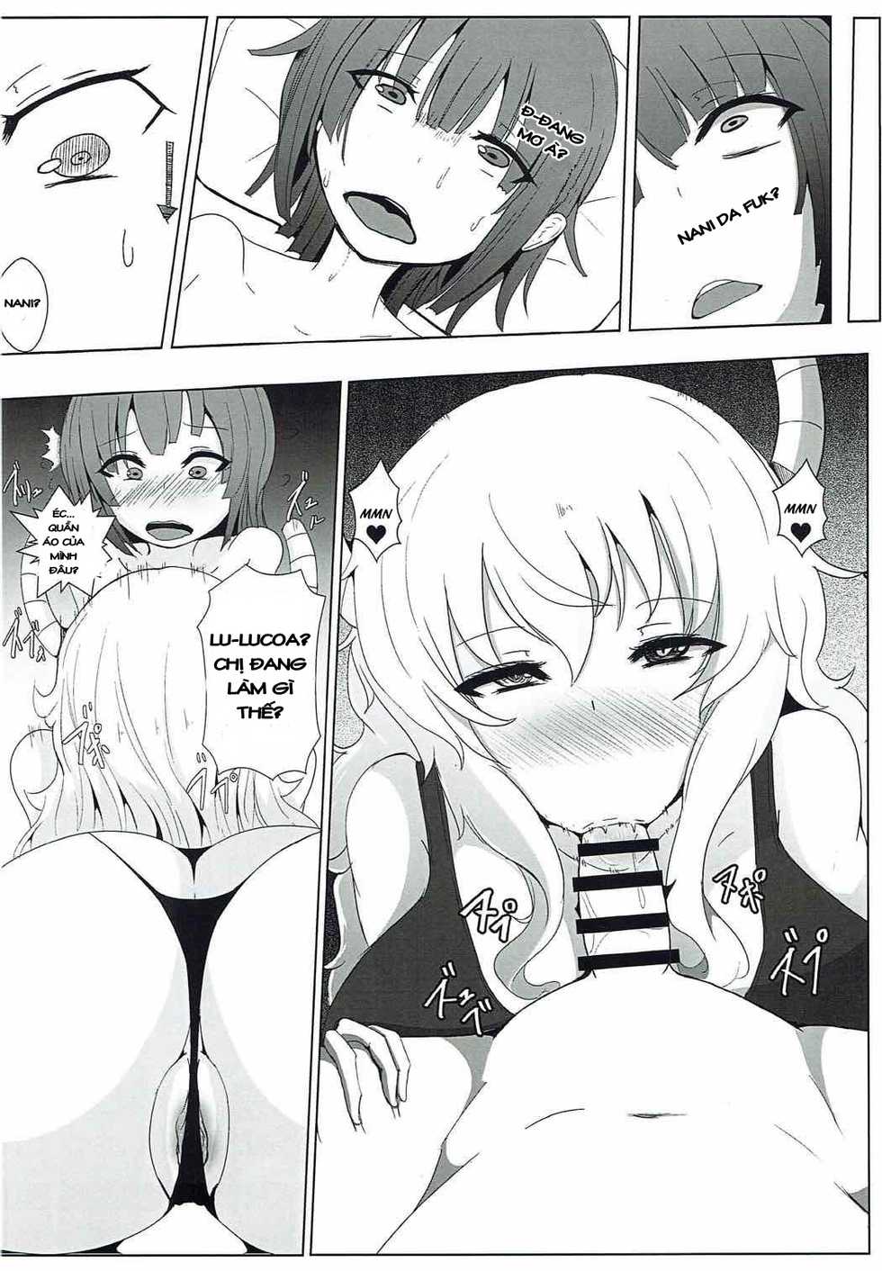 (C92) [Saketanuki no Kakushigura (Saketanuki)] Shouta-kun-chi no Sukebe Dragon (Kobayashi-san-chi no Maid Dragon) [Vietnamese Tiếng Việt] [Demon Victory Team] - Page 6